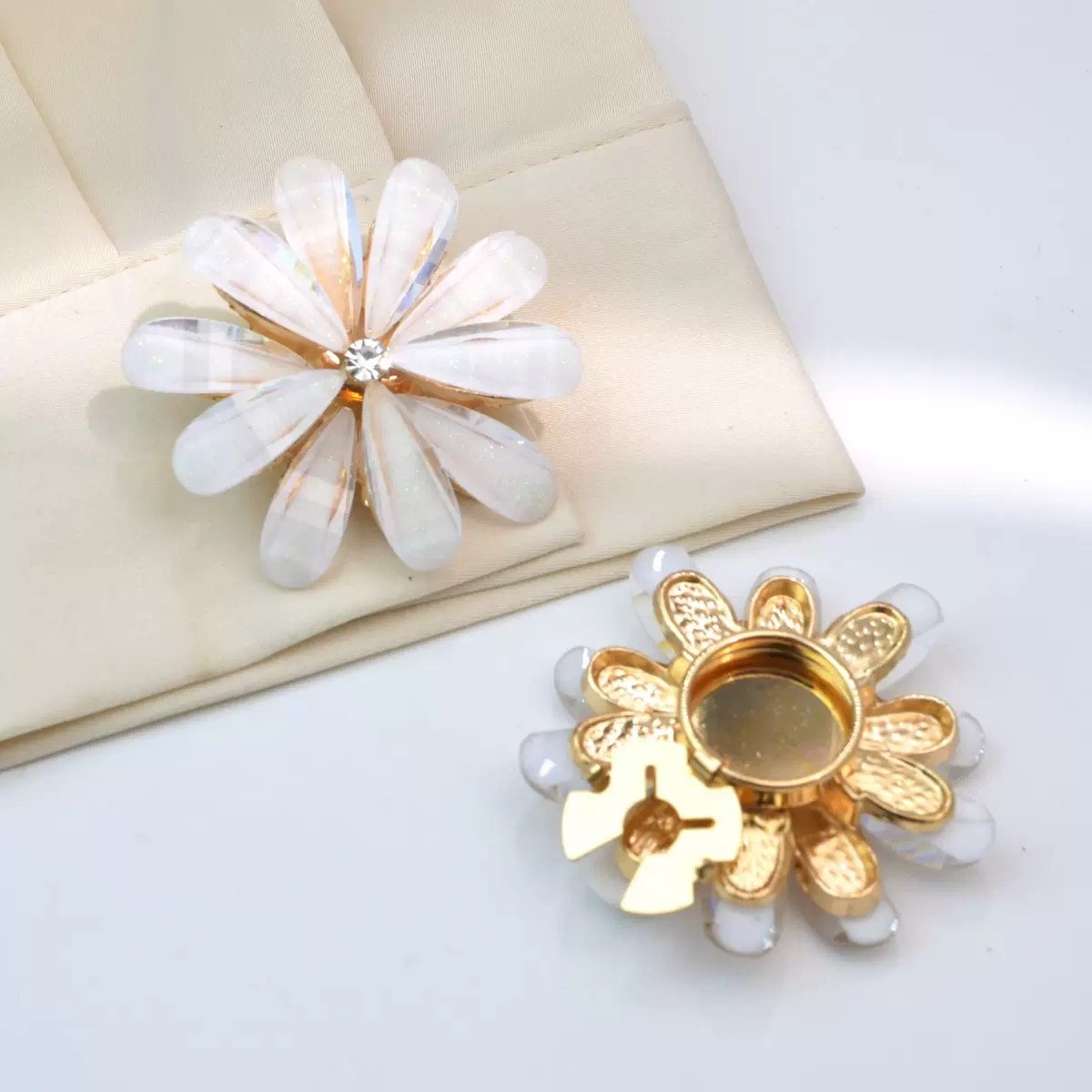 Shirt cufflinks button cover collar button diamond