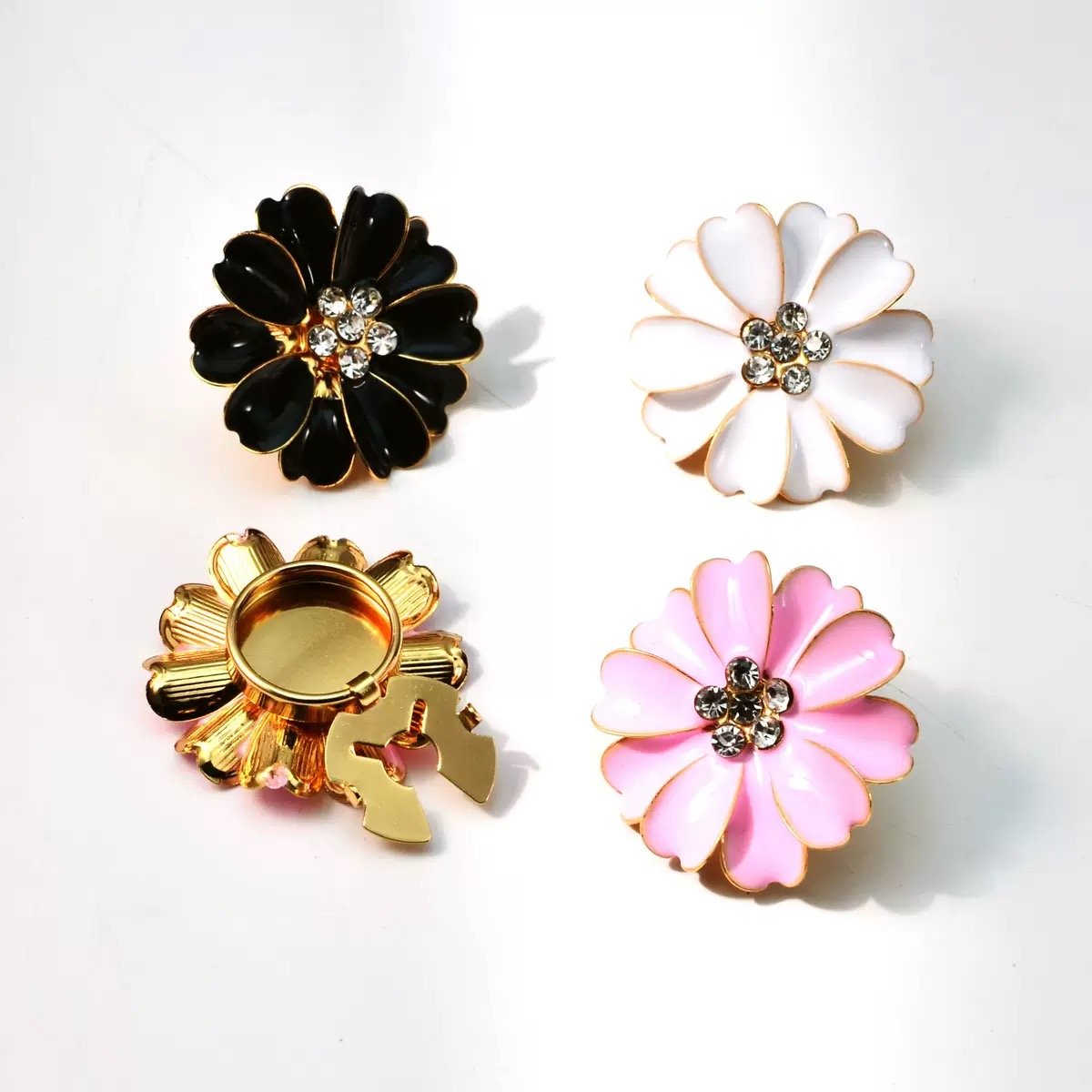 shirt button, fashion trend brooch, petal cufflink, clip